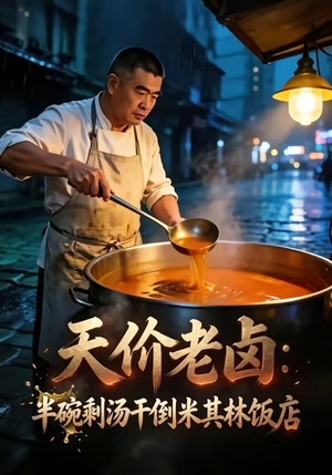 天价老卤：半碗剩汤干倒米其林饭店（34集）免费热门短剧