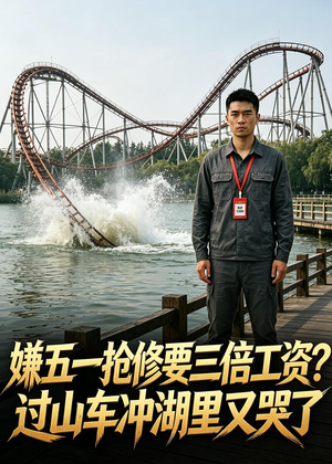 嫌五一抢修要三倍工资？过山车冲湖里又哭了（33集）精彩好看的短剧