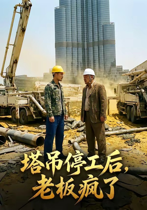 塔吊停工后老板疯了（52集）贝贝短剧分享