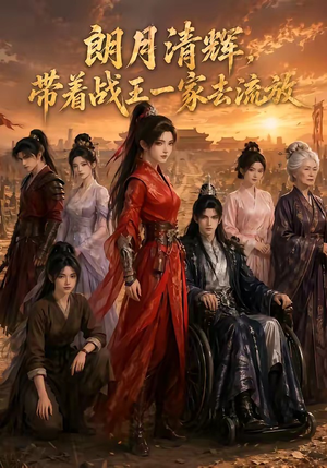 朗月清辉，带着战王一家去流放（78集）免费短剧合集