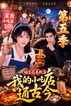 福宝花卷致富：我的小吃店通古今第五季（160集）最火的短剧