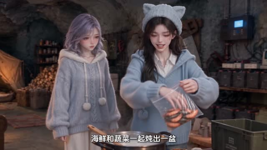凛冬降临，我囤货后所向披靡（120集）短视频平台话题播放量破10亿